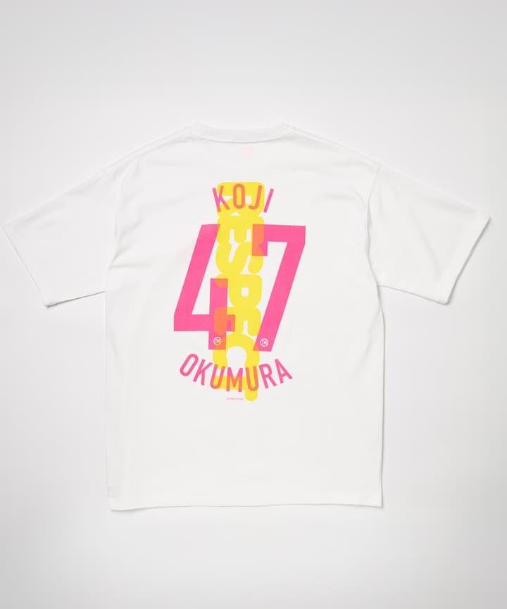 選手ナンバーTシャツ【背番号47 奥村 晃司】