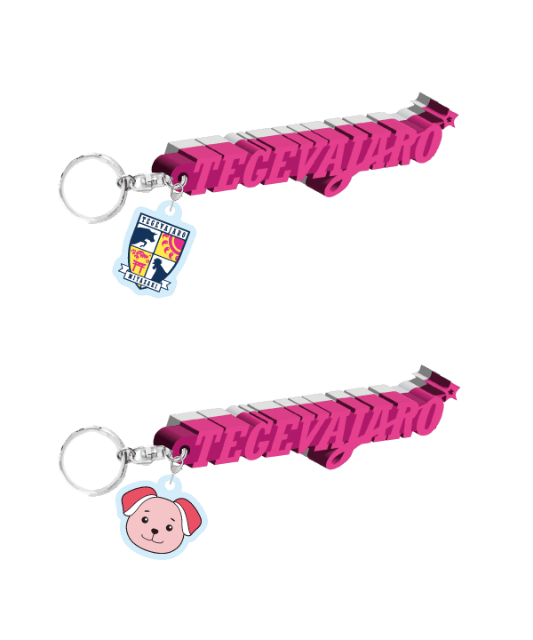 二層ラバーキーホルダー（TEGEVAJARO）