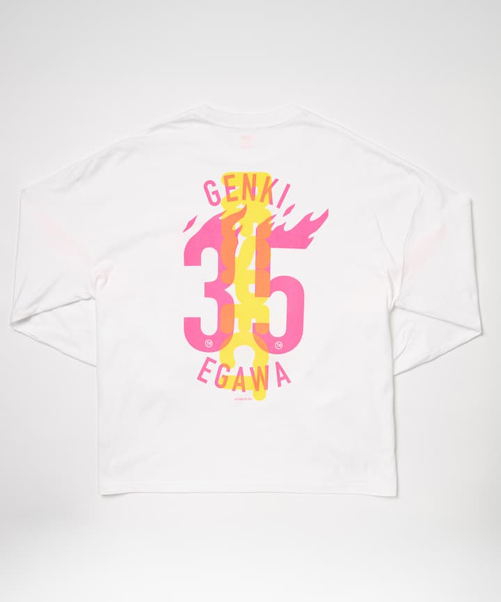 選手ナンバーロングTシャツ【背番号35 江川 慶城】