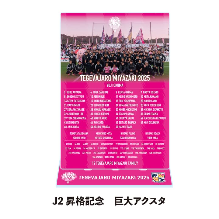 J2昇格記念 巨大アクスタ