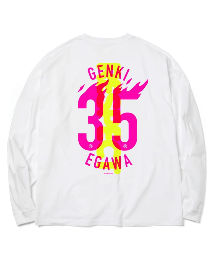選手ナンバーロングTシャツ【背番号35 江川 慶城】